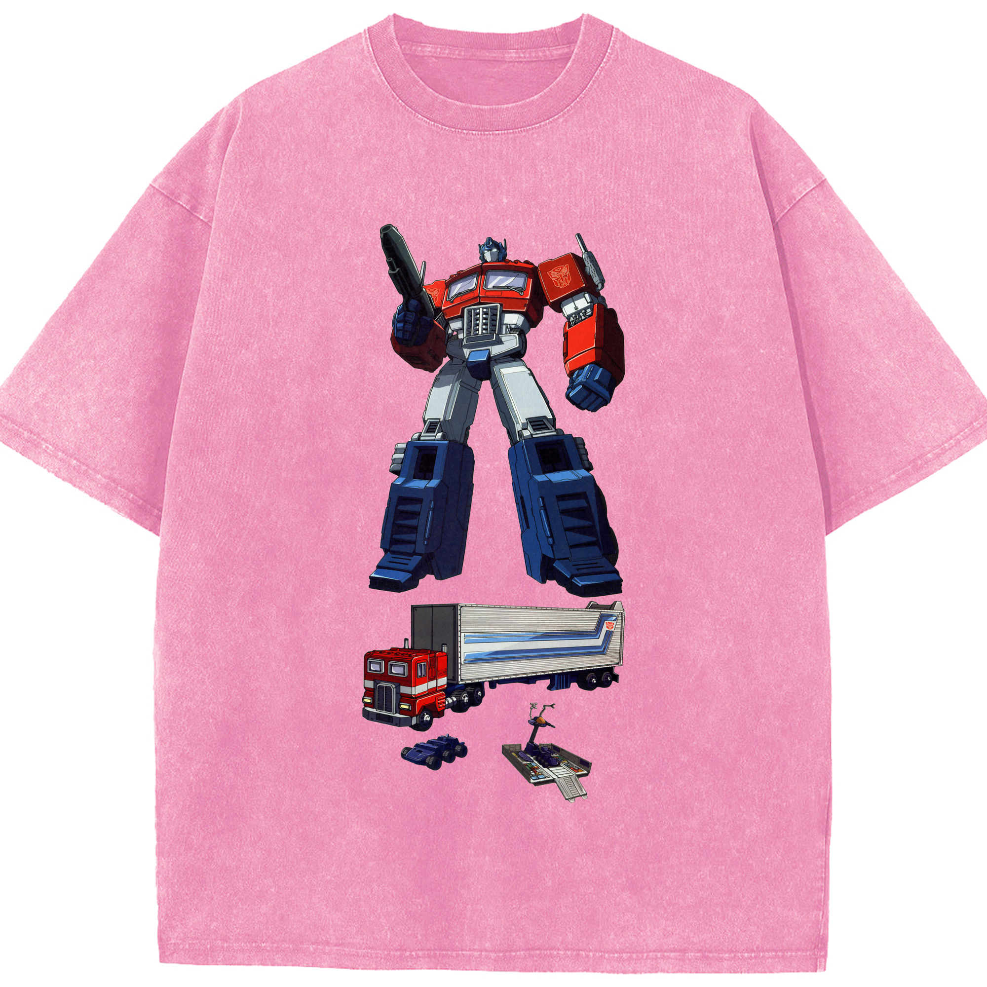 （画像用）  綿100% ヴィンテージ風 半袖Tシャツ（フロントプリント）